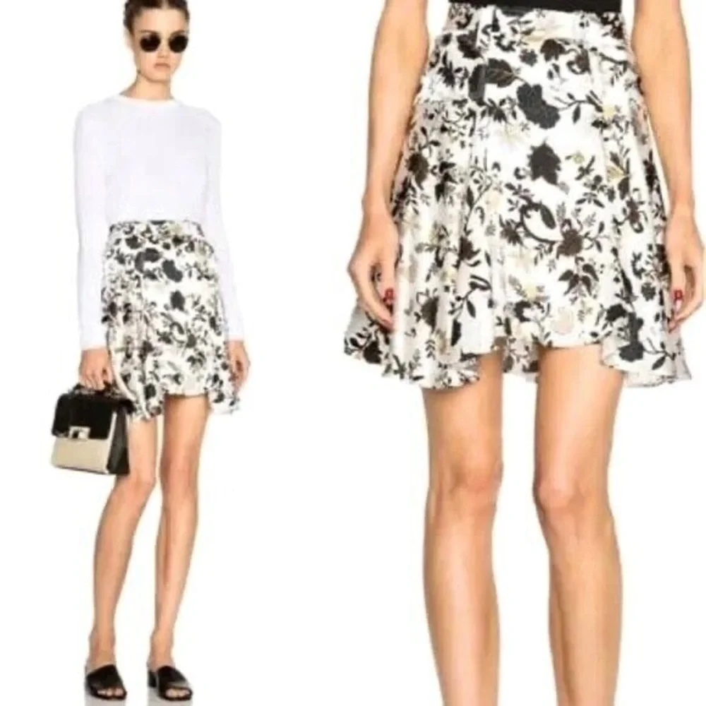 ALC Brien Silk Belted Skirt - Picture 2 of 7
